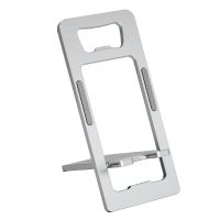 sjzj033 soporte de telefono portatil de aleacion de aluminio con capacidad de 300g plegable angulo ajustable soporte