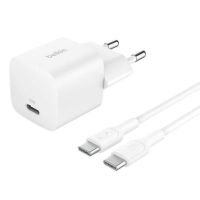 cargador belkin boostcharge 25w usb-c pd 31 carga rapida con cable 1 m blanco