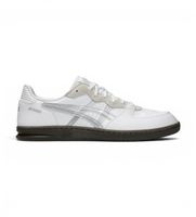 asics para hombre 1203a451 zapatillas de piel skyhand og blanco 425 plano cordones casual