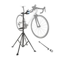 soporte para revision y reparacion de bicicleta altura ajustable giratorio 360 caballete montaje universal taller bicis