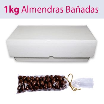 Almendras cubiertas bañadas de Chocolate 1KG - Peladillas de...