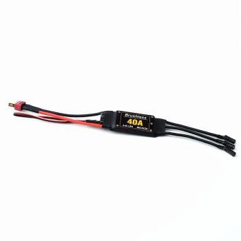 XXD 2-4S 40A Controlador de velocidad sin escobillas ESC con BEC de 5V/3A y enchufe T para avión de control remoto de al