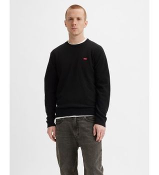 Levi's para hombre. A4320-0005 Sudadera Original Housemark negro (M), Casual, Lana