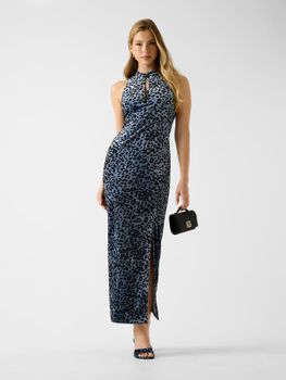 Vestido Largo Animal Print