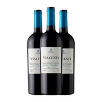 vinas del cenit vino tinto via tierra crianza 75 cl 145 vol pack de 3 unidades
