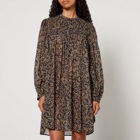 marant etoile danael chiffon mini dress - uk 12