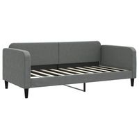 sofa cama  cama para adulto  sofa convertible sin colchon tela gris oscuro 90x190 cm