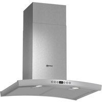 neff d86dk62n0b chimney cooker hood - stainless steel stainless steel