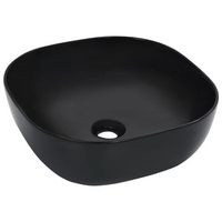 lavabo 425x425x145 cm ceramica negro vidaxl