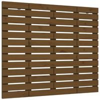 cabecero cama pared madera maciza pino marron miel 96x3x915 cm