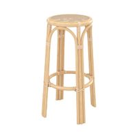 taburete de bar de ratan 75 cm