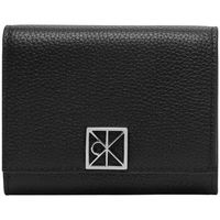 calvin klein jeans cartera emblem hw pebble trifold wzip lv04f1128g para mujer