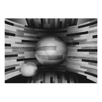 Papel Pintado 3d - Área Gris (350x245 Cm)