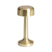 lampara de mesa led recargable interior oro