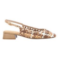carmela zapatos de tacon salon abierto piel trenzada para mujer