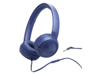auriculares - jbl tune 530 diadema cable pure bass plegable azul