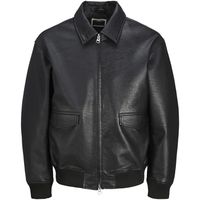 jack  jones cazadora 12262062 jcoclear pu bomber jacket black para hombre