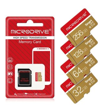 Tarjeta de memoria Microdrive CLASS10 de alta velocidad TF 32GB 64GB 128GB 256GB Tarjeta Micro SD Tarjeta Flash Tarjeta