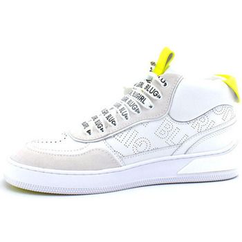 Blugirl Deportivas Moda Blumarine Wow 02 Sneaker Pelle White Yellow 6A2511PX246 para mujer
