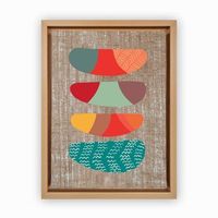 pintura decorativa lienzo lnj41761352961-4666 multicolor 46x66 cm