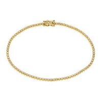 pulsera de tenis de oro 14 quilates para mujer con diamantes