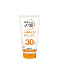 garnier ambre solaire spf 30 hydra 24 hour protect high protection uvb  uva hydrating sun cream lotion 50ml