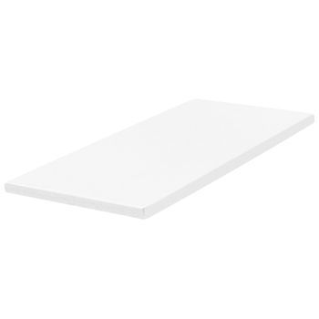 Cubrecolchón De Espuma 90 X 200 Cm Blanco Calm