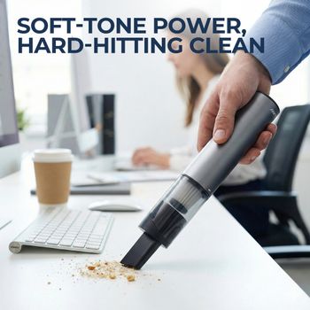 Aspiradora Inalámbrica de Mano para Auto, 11kPa de Succión Potente con Motor sin Escobillas, Ultraligera 336G, Carga Rápida USB-C, 360 °   Boquilla Giratoria, Múltiples Accesorios
