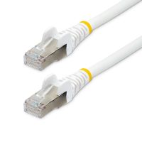 cable ethernet startechcom 15m cat6a sftp lszh 10gbe poe 100w rj-45 blanco