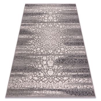 Alfombra Wool Angel 7888 / 52023 Rosetón Vintage Gris / Beige 160x230 Cm