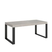 mesa extensible 200460x90 cm tecno premium patas antracita cachemir