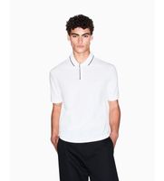 ax armani exchange para hombre xm001557af10363u0009 polo elastico blanco m casual algodon manga corta