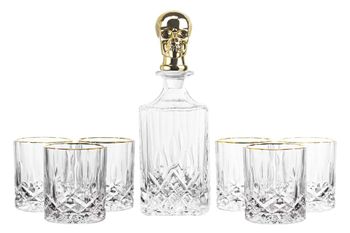 Set 7 piezas whisky cristal 720 ml