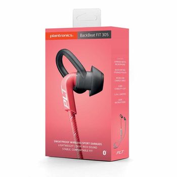 Backbeat Fit 305 Sporty Wireless Headphones In Grey/Coral