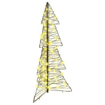 Árbol De Navidad | Decoraciones De Navidad Con 100 Led Cálido 120 Cm Ratán