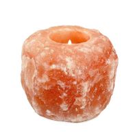 plushome portavelas y quemador de sal himalaya - decoracion del hogar - meditacion