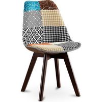 silla de comedor - tapizada en patchwork  - patty  multicolores