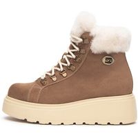 nerogiardini botines velour montone cappuccino eva gorga panna  ba para mujer