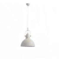 kande - lampara colgante de metal blanco