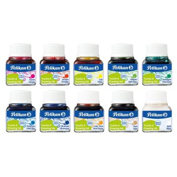 Tinta de dibujo Pelikan Colores surtidos 30 ml