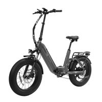 eu direct ttgo f6 pro bicicleta electrica plegable 48v 18ah 250w motor velocidad maxima 25 kmh neumaticos gruesos 20