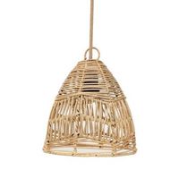 lampara colgante ratan bazar bizar bala 20x20x21 cm - natural