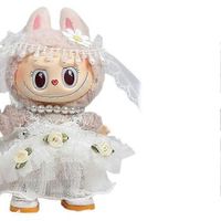 wedding outfits for labubu vinyl plush dolls adorable bridal clothes set labubu accessorieshks