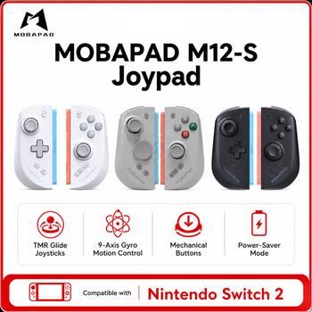Control de Juego MOBAPAD M12 S/HD para Nintendo Switch 2 con Palancas TMR, Botones Mecánicos, Joypad para Consola Switch2