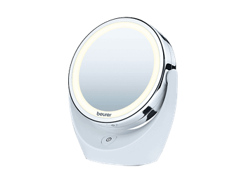 Espejo lumínico - Beurer SR-BS788, Cara, 5x Zoom, Luz LED, 11 cm Diámetro, Blanco
