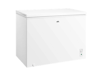 Congelador horizontal - ok. OFZ 181 E W, 293 l, 84.8 cm, Control temperatura, 4 estrellas, Blanco