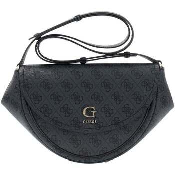 Guess Bolso Bolso con solapa Coleen Monogramme Logo Carbón II para mujer