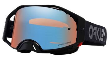 Mascara oakley airbrake mx b1b blackout   lentes prizm sapphire   ref  oo7046 f6