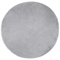 alfombra de de oveja sintetica tafalla gris o 160 cm poliester