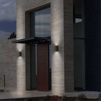 aplique de pared exterior stone 2 luces